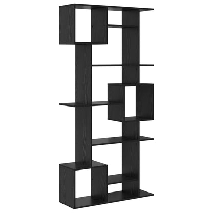 Armadio per Libri Rovere Nero 92 x 29 x 188 cm | homemem39