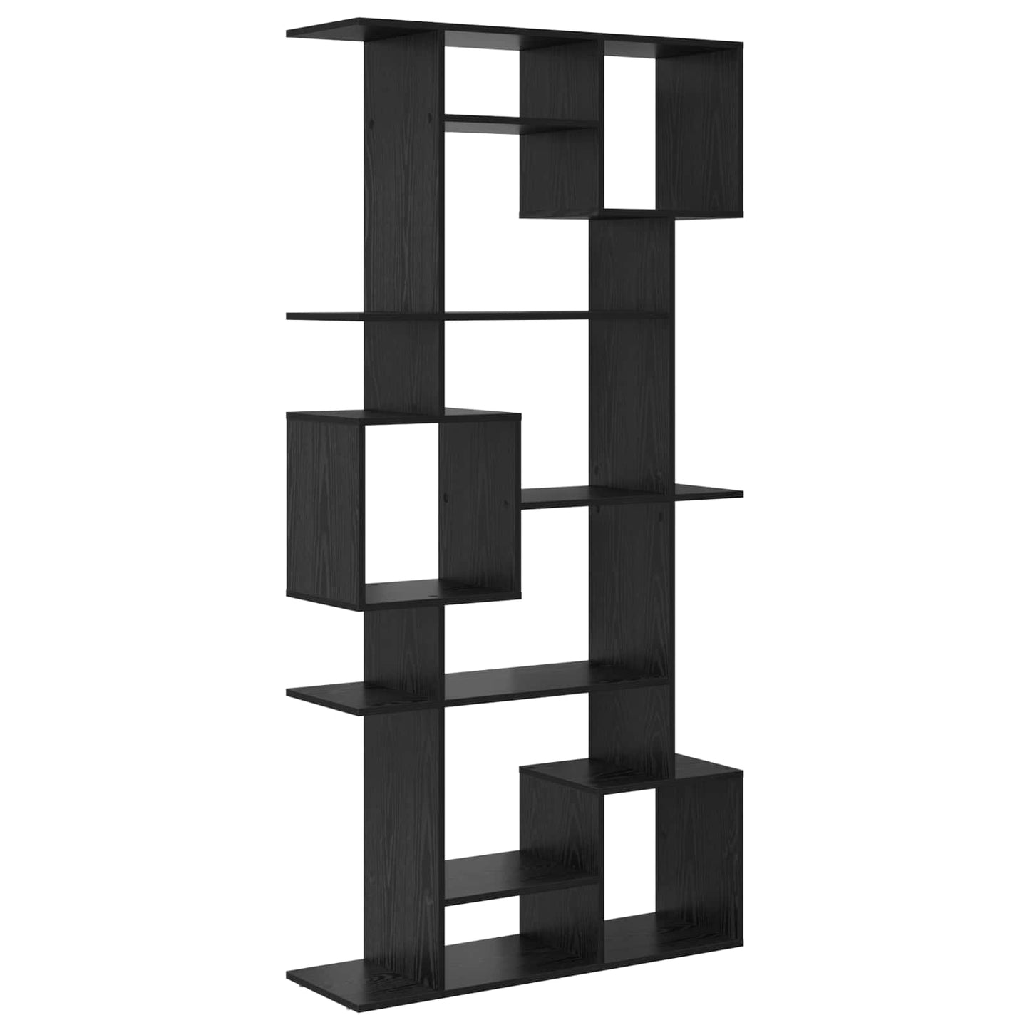 Armadio per Libri Rovere Nero 92 x 29 x 188 cm | homemem39
