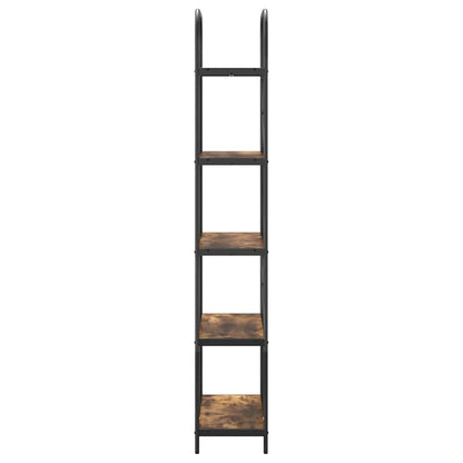 Libreria Rovere fumé 80 x 30 x 183 cm Legno multistrato