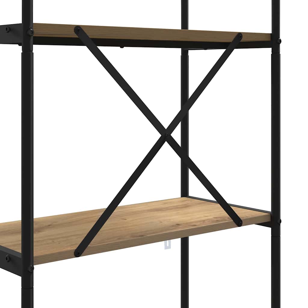 Libreria Rovere artigianale 80 x 30 x 183 cm Legno multistrato