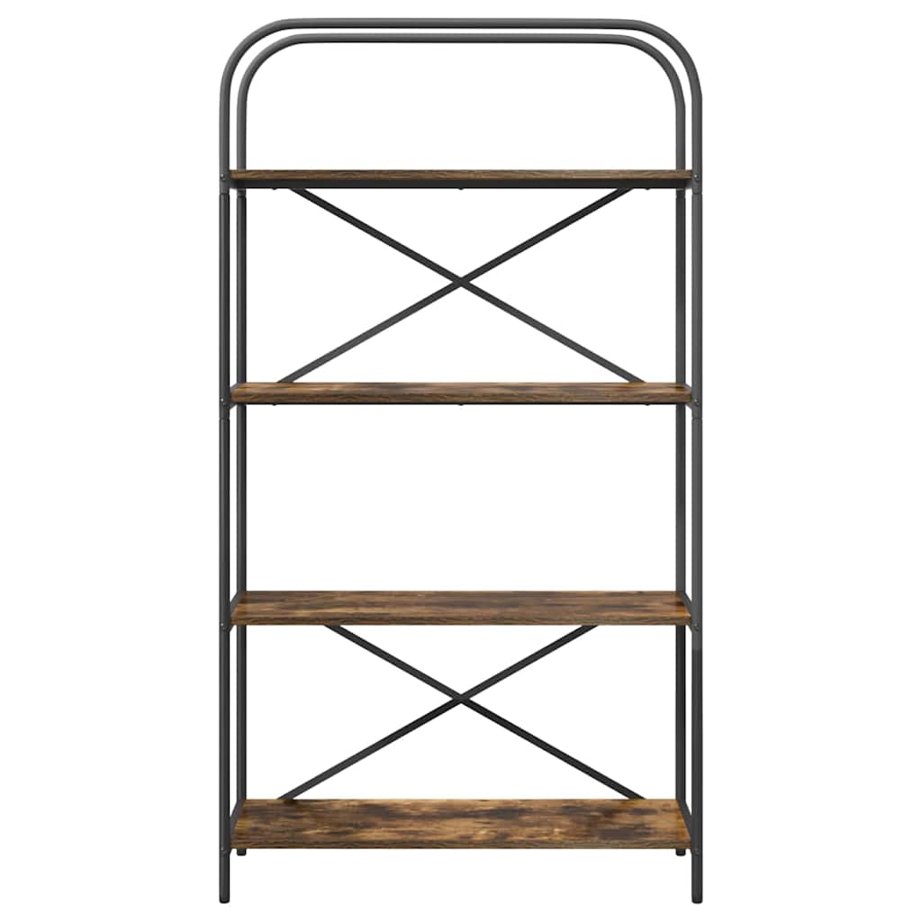 Libreria Rovere fumé 80 x 30 x 146 cm Legno multistrato