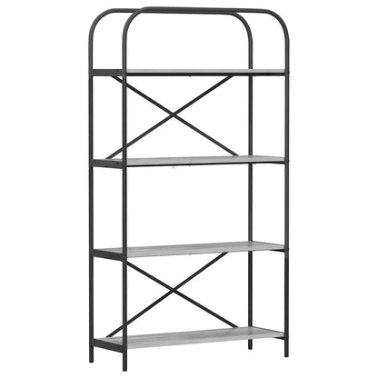 Libreria Grigio Sonoma 80 x 30 x 146 cm Legno multistrato