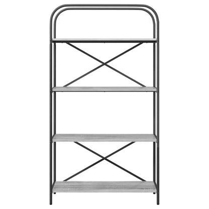 Libreria Grigio Sonoma 80 x 30 x 146 cm Legno multistrato