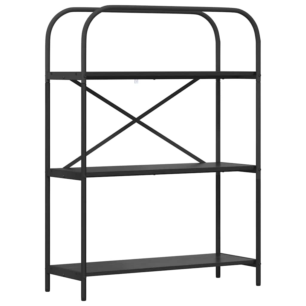 Libreria Rovere Nero 80 x 30 x 109 cm Legno multistrato