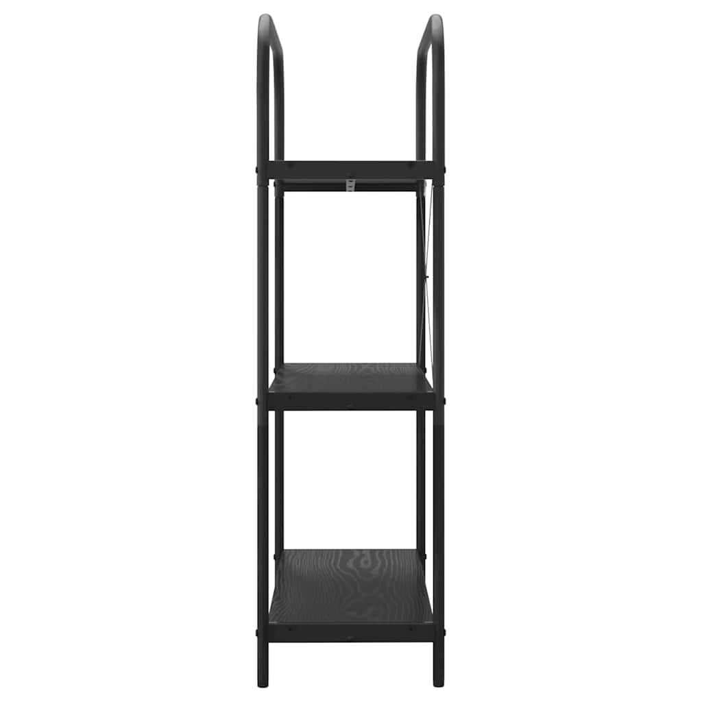 Libreria Rovere Nero 80 x 30 x 109 cm Legno multistrato