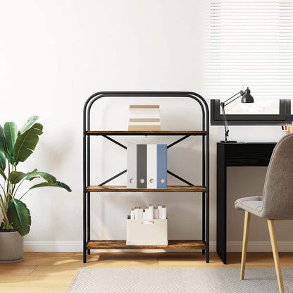 Libreria Rovere fumé 80 x 30 x 109 cm Legno multistrato