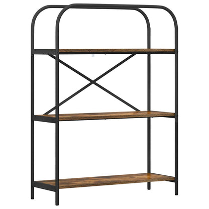 Libreria Rovere fumé 80 x 30 x 109 cm Legno multistrato