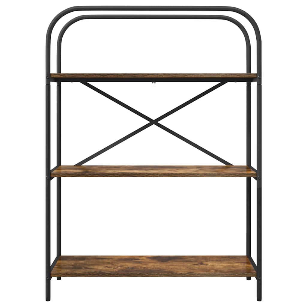 Libreria Rovere fumé 80 x 30 x 109 cm Legno multistrato