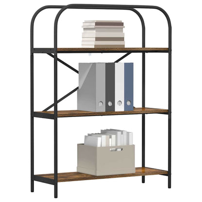 Libreria Rovere fumé 80 x 30 x 109 cm Legno multistrato