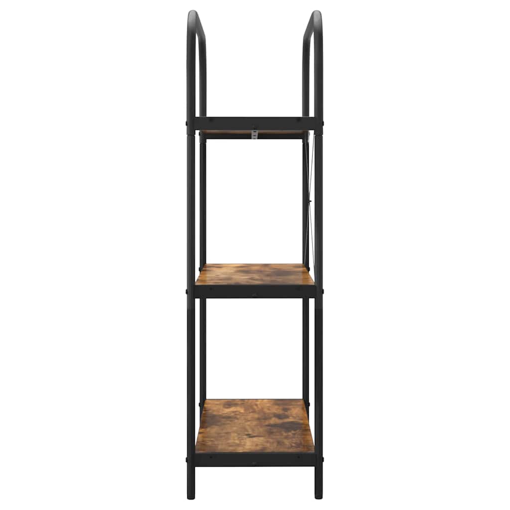 Libreria Rovere fumé 80 x 30 x 109 cm Legno multistrato