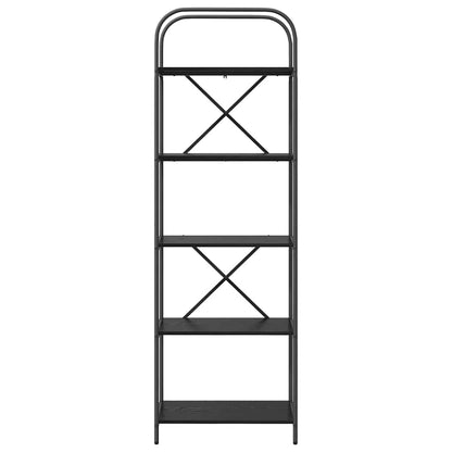 Libreria Rovere Nero 60 x 30 x 183 cm Legno multistrato