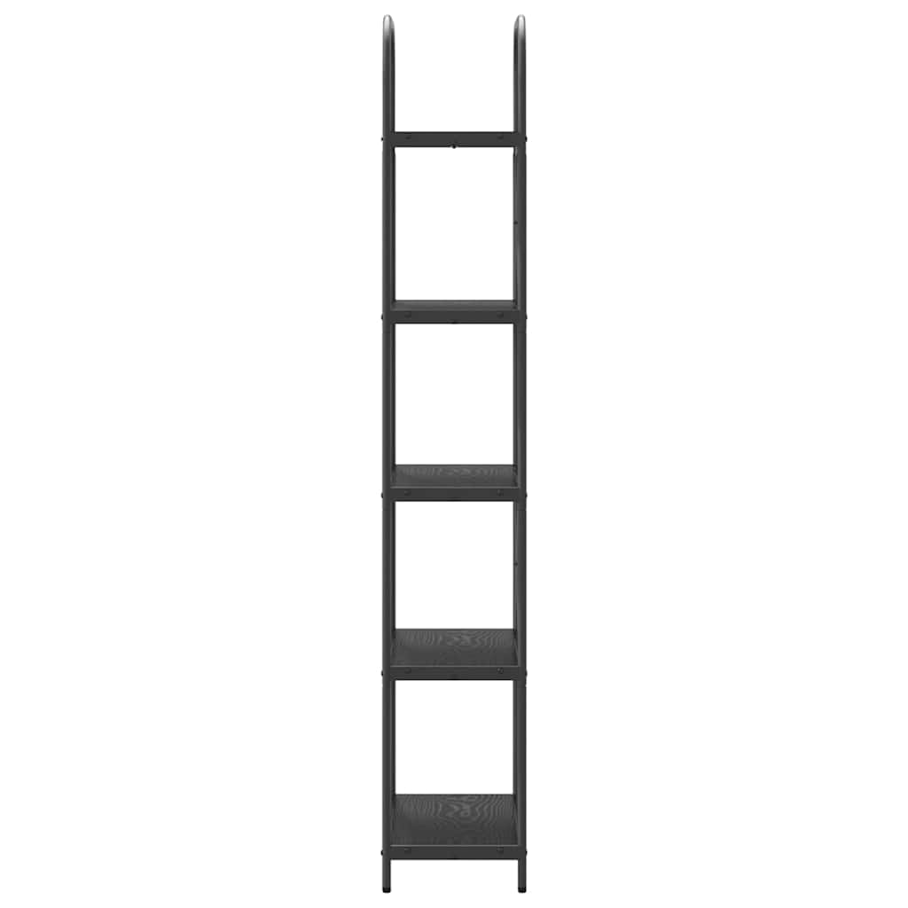 Libreria Rovere Nero 60 x 30 x 183 cm Legno multistrato