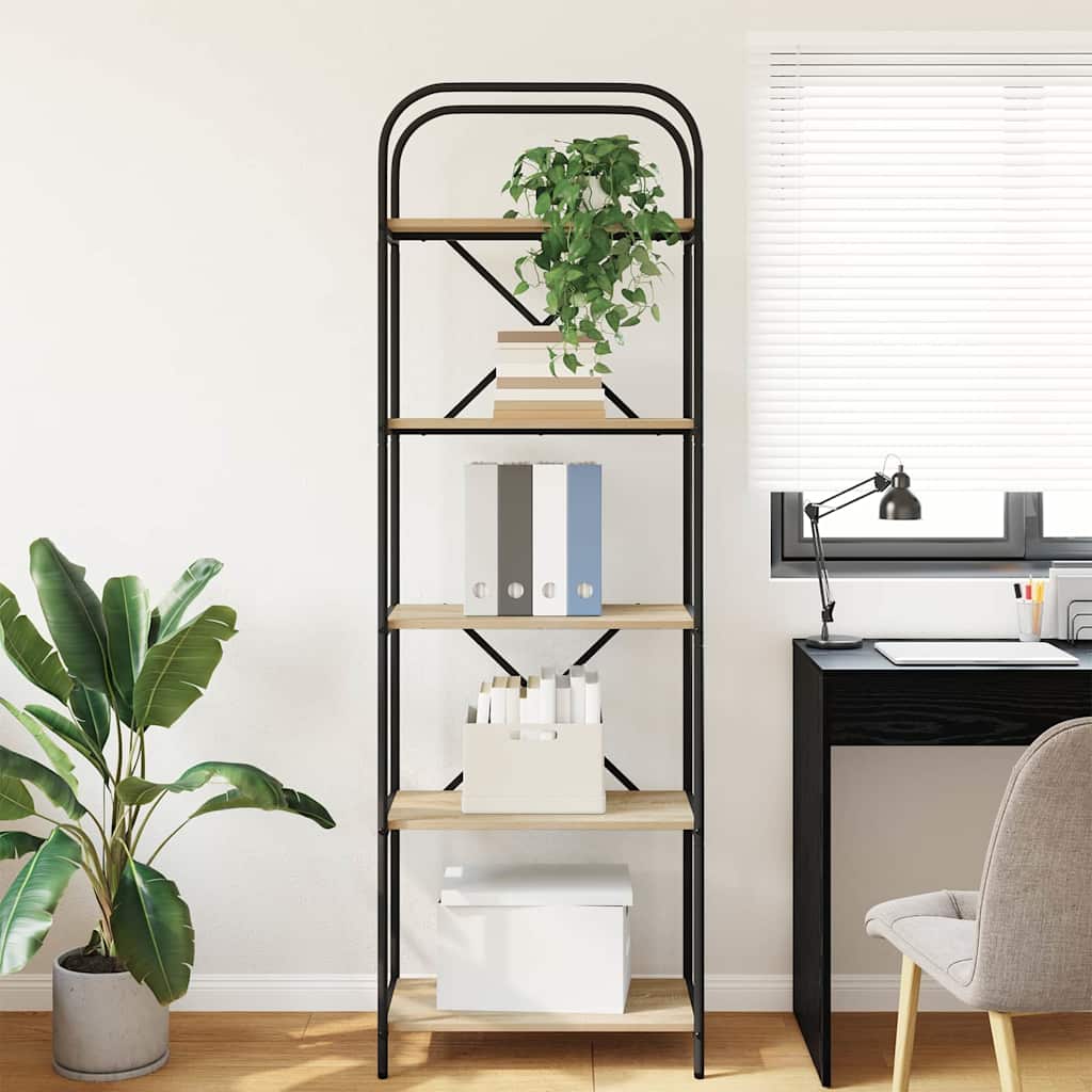 Libreria Rovere Sonoma 60 x 30 x 183 cm Legno multistrato