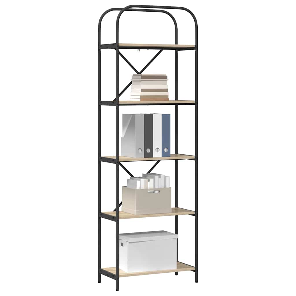 Libreria Rovere Sonoma 60 x 30 x 183 cm Legno multistrato