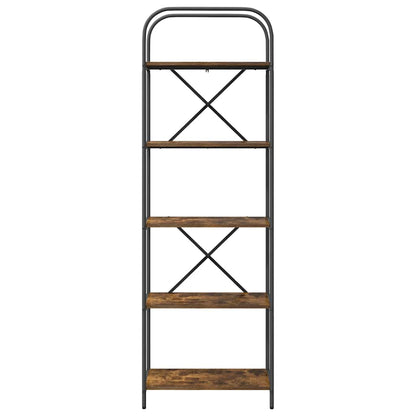 Libreria Rovere fumé 60 x 30 x 183 cm Legno multistrato