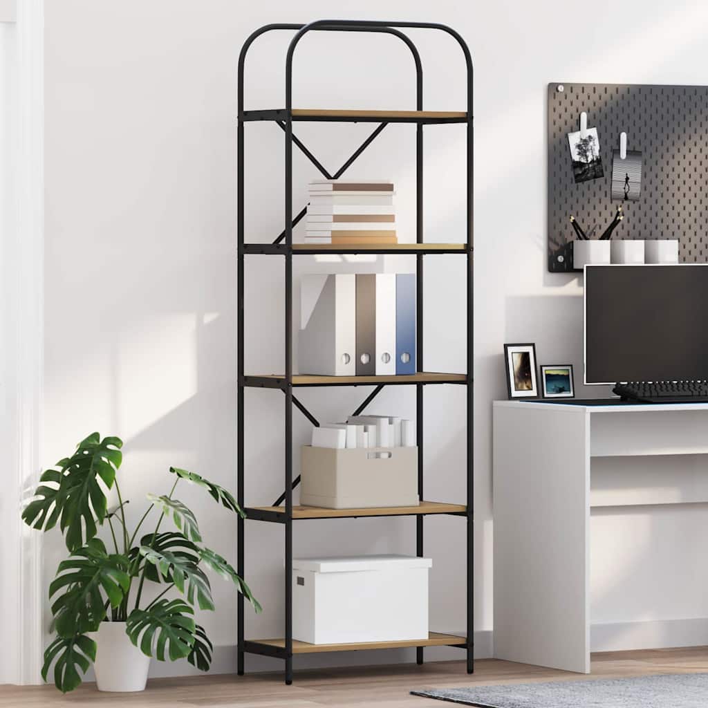 Libreria Rovere artigianale 60 x 30 x 183 cm Legno multistrato