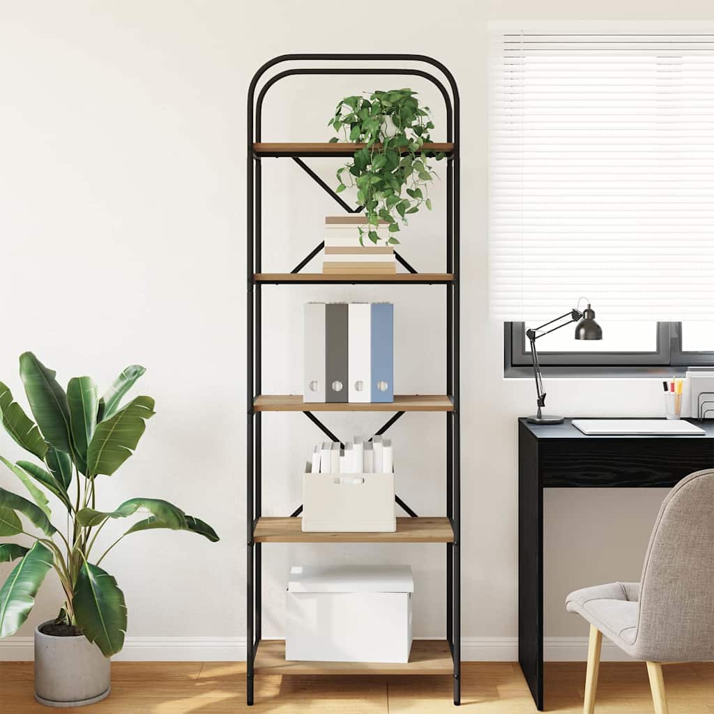 Libreria Rovere artigianale 60 x 30 x 183 cm Legno multistrato