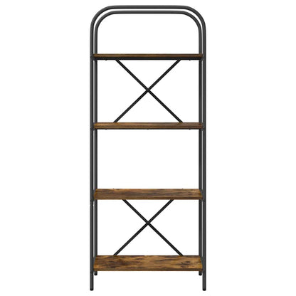 Libreria Rovere fumé 60 x 30 x 146 cm Legno multistrato