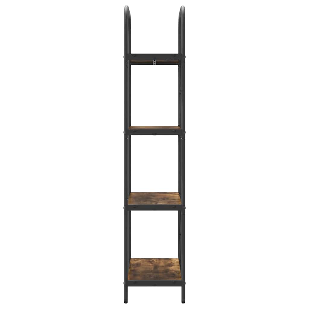 Libreria Rovere fumé 60 x 30 x 146 cm Legno multistrato