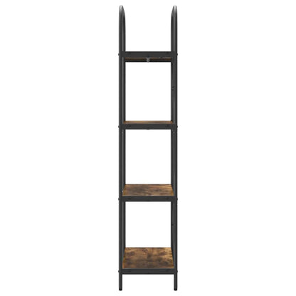 Libreria Rovere fumé 60 x 30 x 146 cm Legno multistrato