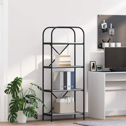 Libreria Grigio Sonoma 60 x 30 x 146 cm Legno multistrato