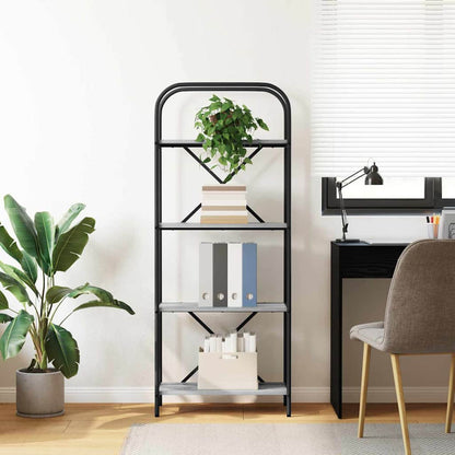 Libreria Grigio Sonoma 60 x 30 x 146 cm Legno multistrato