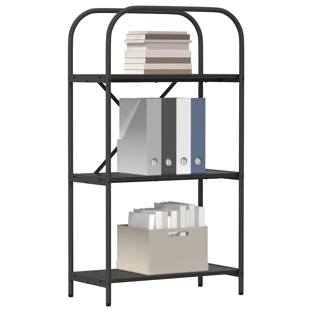 Libreria Rovere Nero 60 x 30 x 109 cm Legno multistrato