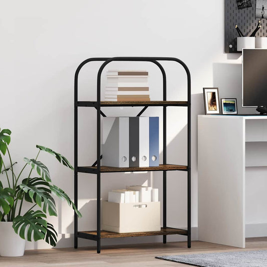 Libreria Rovere fumé 60 x 30 x 109 cm Legno multistrato