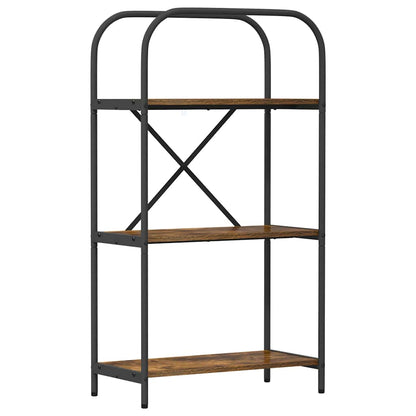 Libreria Rovere fumé 60 x 30 x 109 cm Legno multistrato