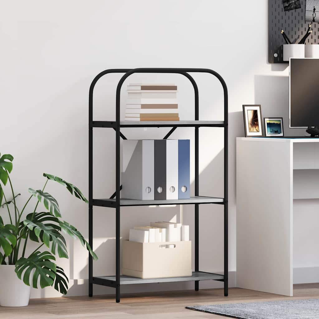 Libreria Grigio Sonoma 60 x 30 x 109 cm Legno multistrato