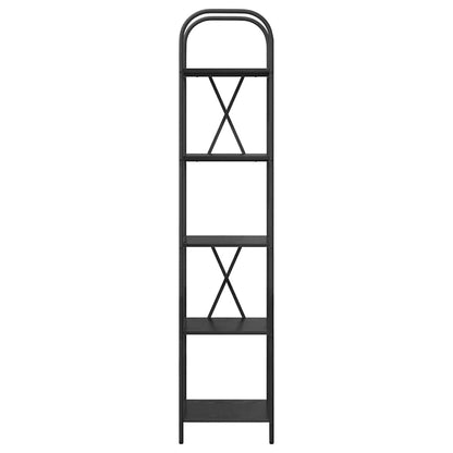 Libreria Rovere Nero 40 x 30 x 183 cm Legno multistrato