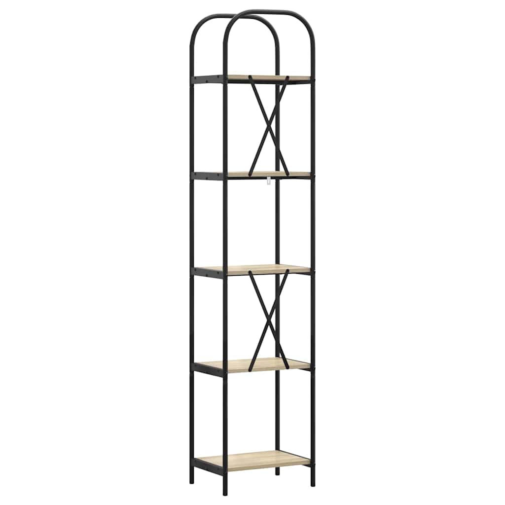 Libreria Rovere Sonoma 40 x 30 x 183 cm Legno multistrato