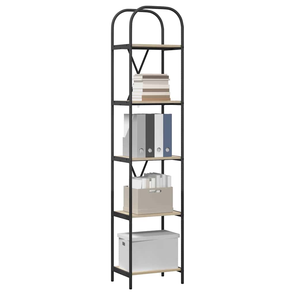 Libreria Rovere Sonoma 40 x 30 x 183 cm Legno multistrato