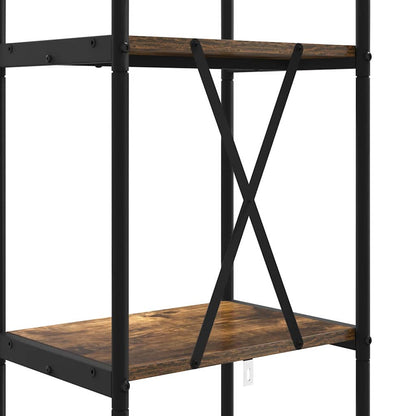 Libreria Rovere fumé 40 x 30 x 183 cm Legno multistrato