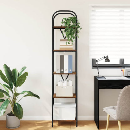 Libreria Rovere fumé 40 x 30 x 183 cm Legno multistrato