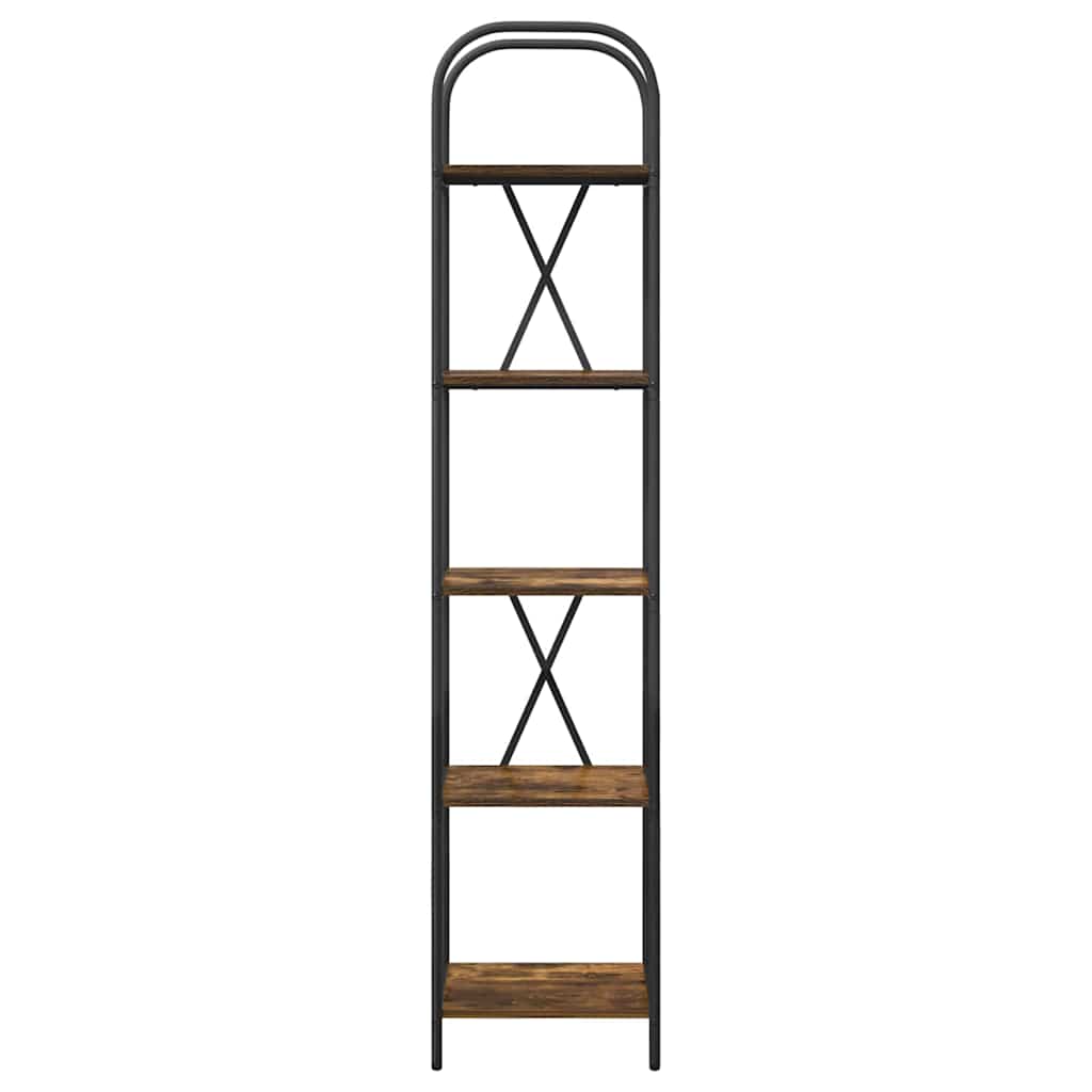 Libreria Rovere fumé 40 x 30 x 183 cm Legno multistrato