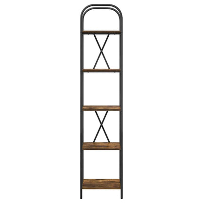 Libreria Rovere fumé 40 x 30 x 183 cm Legno multistrato