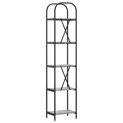 Libreria Grigio Sonoma 40 x 30 x 183 cm Legno multistrato