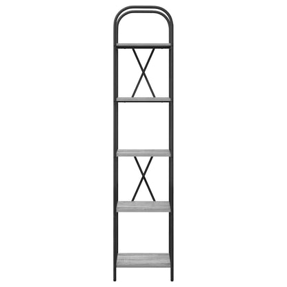 Libreria Grigio Sonoma 40 x 30 x 183 cm Legno multistrato