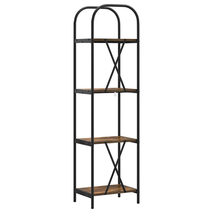 Libreria Rovere fumé 40 x 30 x 146 cm Legno multistrato