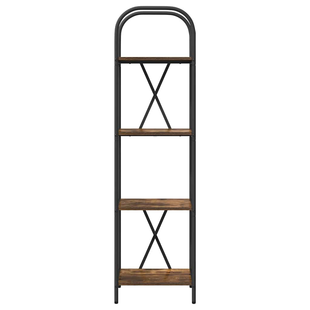 Libreria Rovere fumé 40 x 30 x 146 cm Legno multistrato