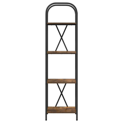 Libreria Rovere fumé 40 x 30 x 146 cm Legno multistrato