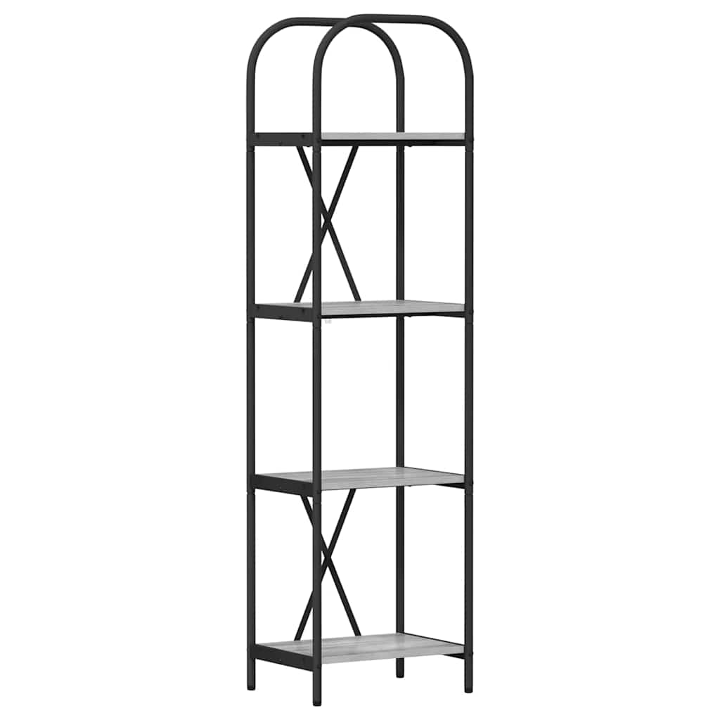 Libreria Grigio Sonoma 40 x 30 x 146 cm Legno multistrato