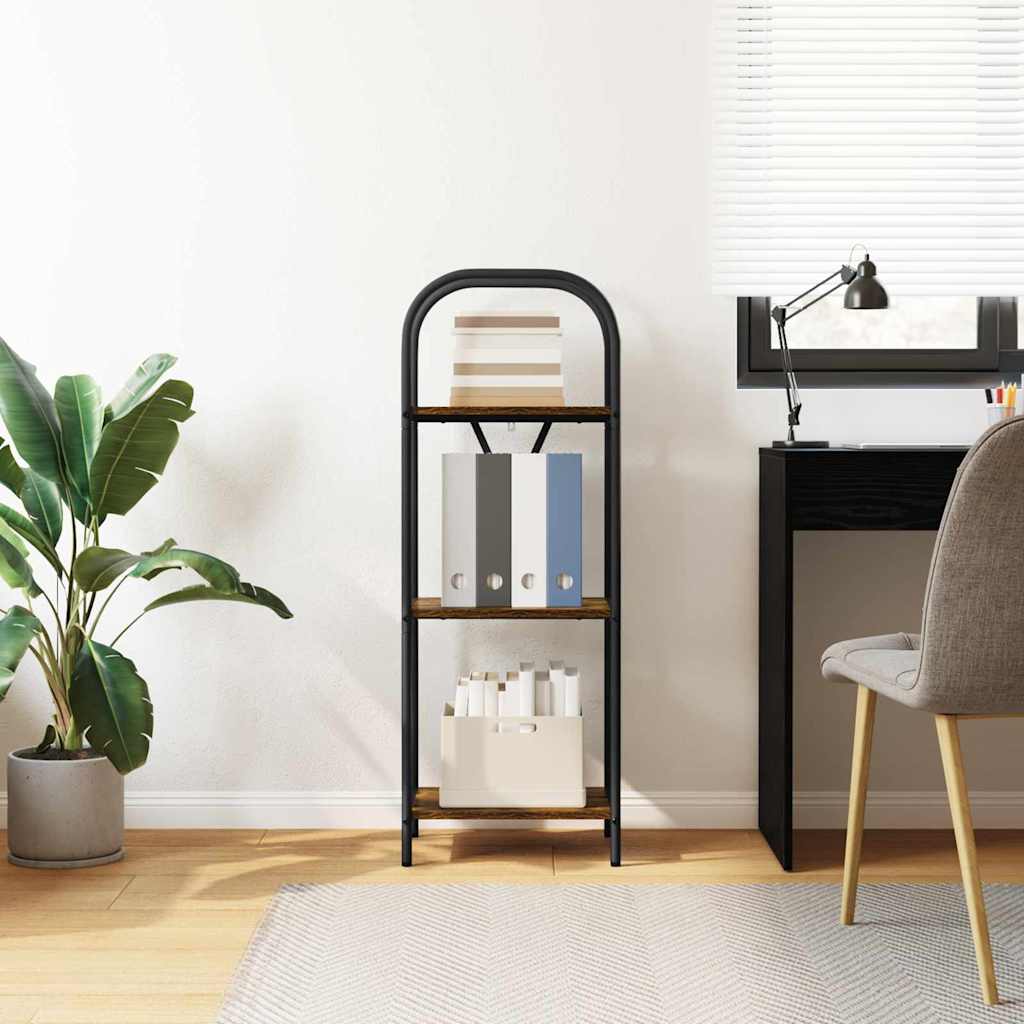 Libreria Rovere fumé 40 x 30 x 109 cm Legno multistrato