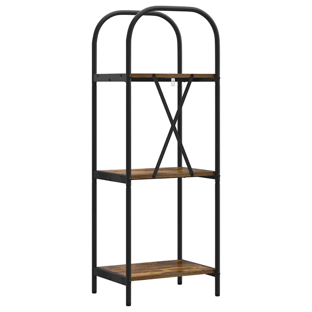 Libreria Rovere fumé 40 x 30 x 109 cm Legno multistrato