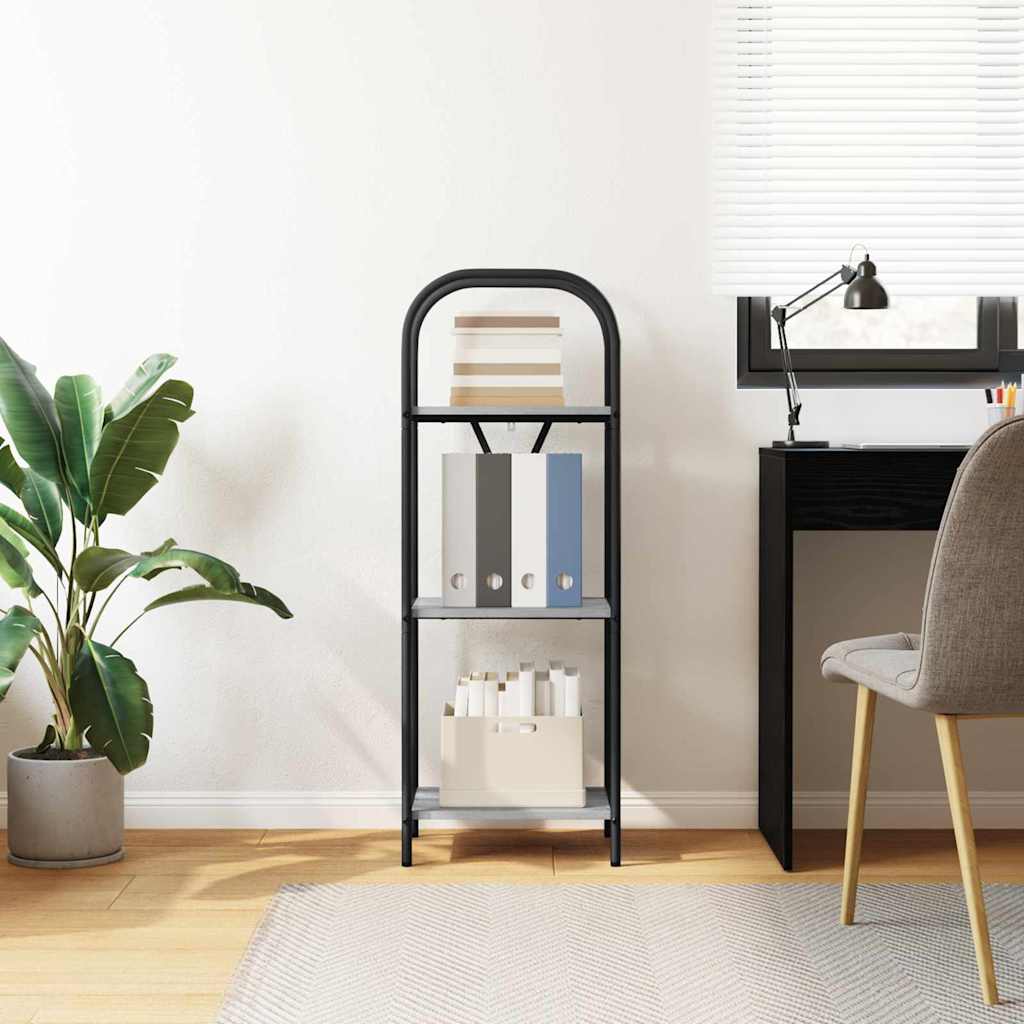 Libreria Grigio Sonoma 40 x 30 x 109 cm Legno multistrato