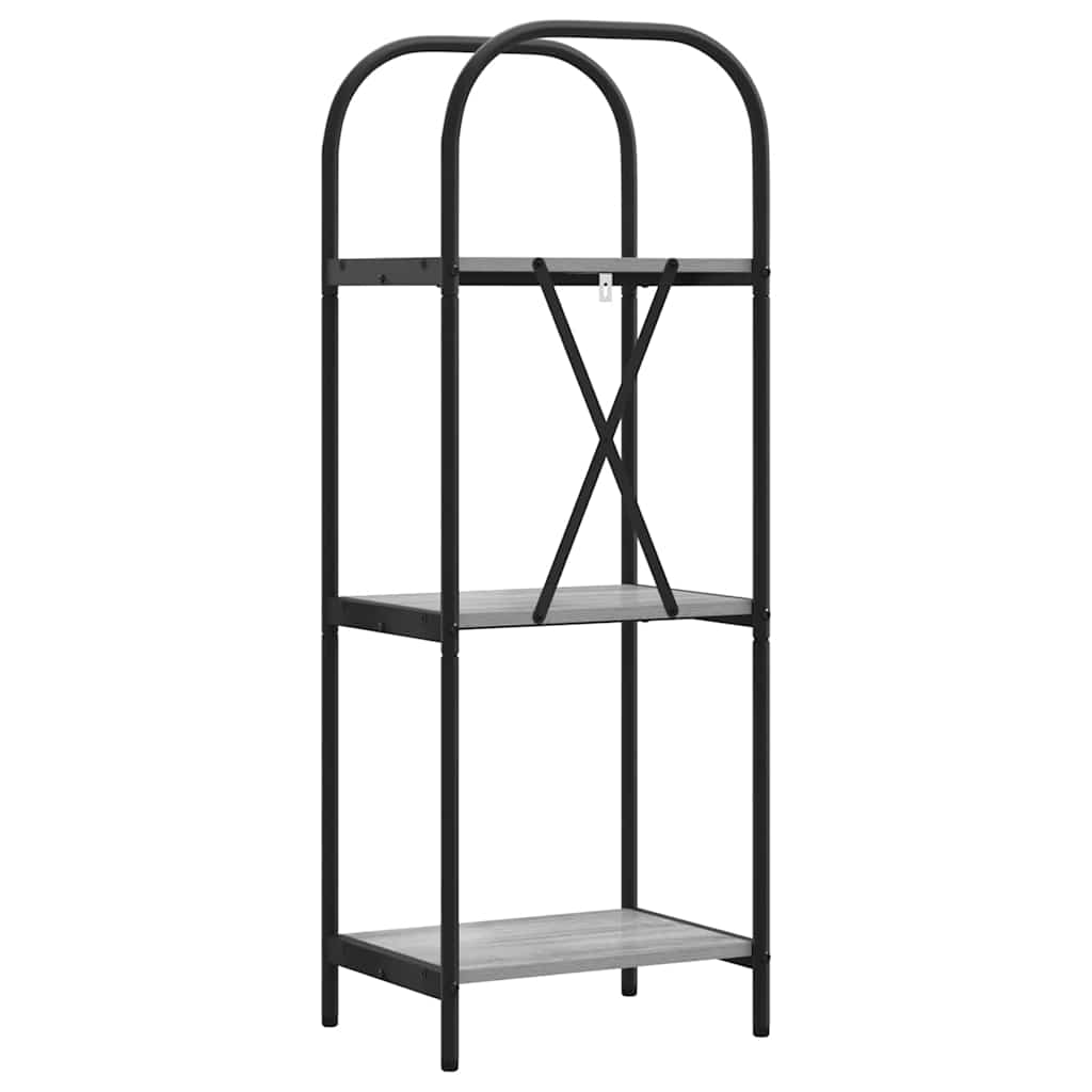 Libreria Grigio Sonoma 40 x 30 x 109 cm Legno multistrato