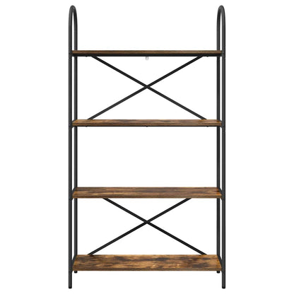 Libreria Rovere fumé 80 x 30 x 146 cm Legno multistrato