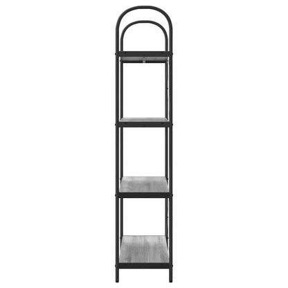 Libreria Grigio Sonoma 80 x 30 x 146 cm Legno multistrato