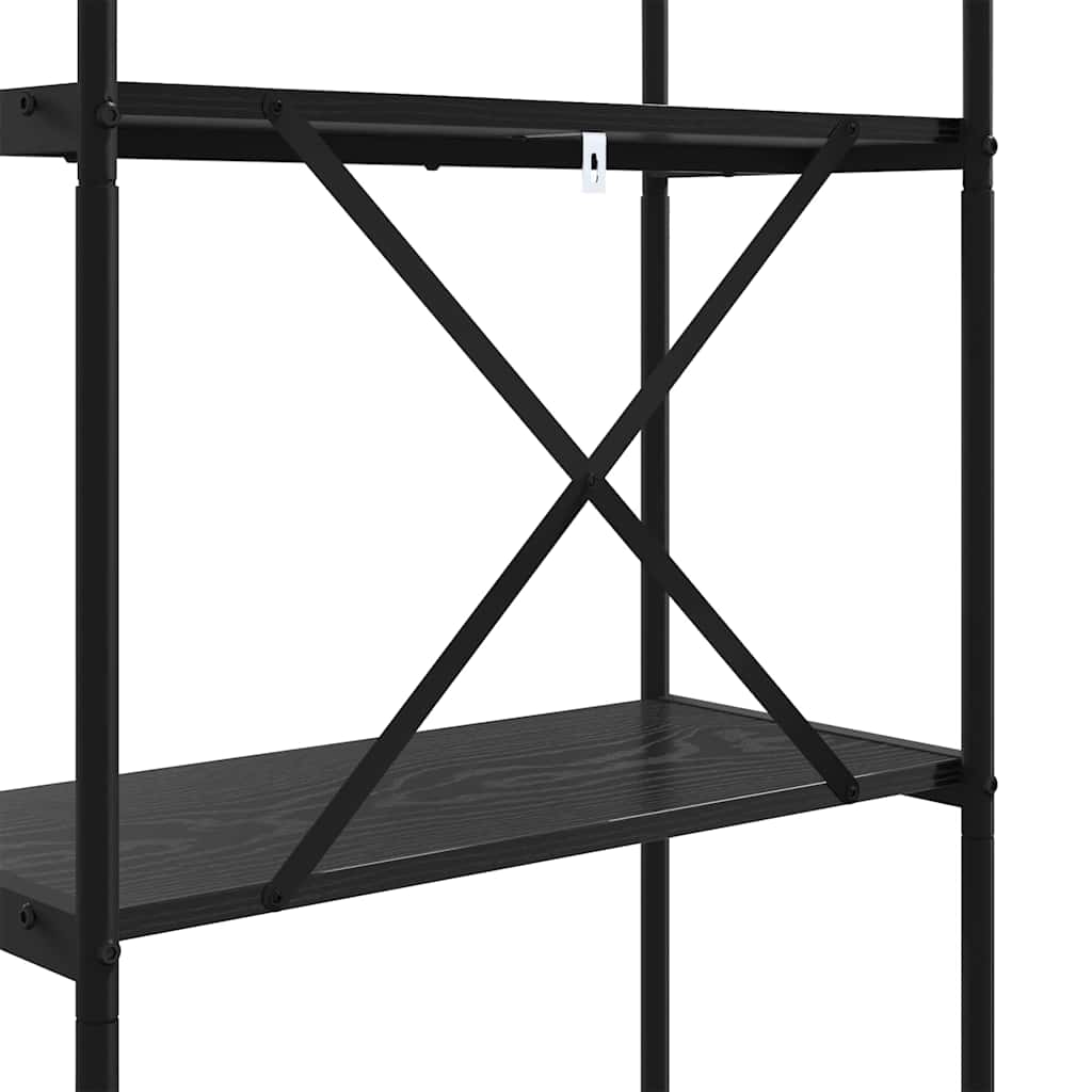 Libreria Rovere Nero 80 x 30 x 109 cm Legno multistrato